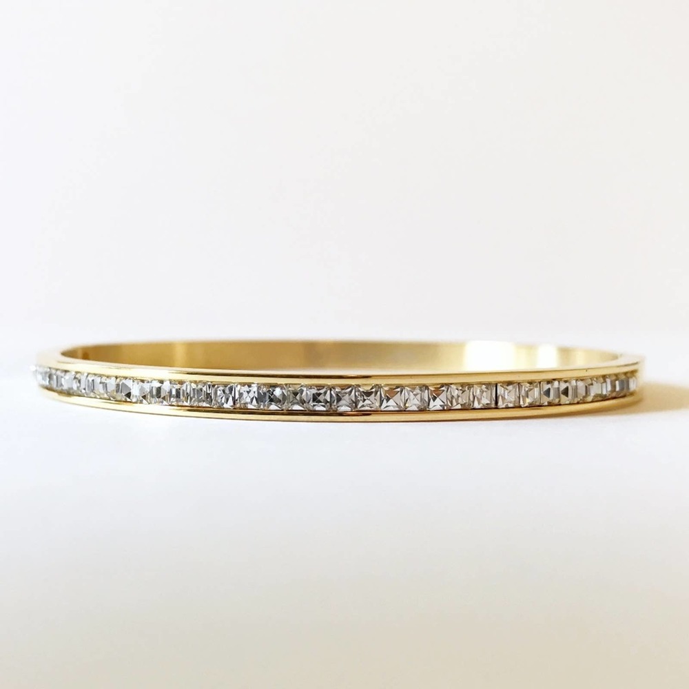 Brand New NWT Stainless Steel Bling Bracelet CZ Cubic Zirconia MSRP $45 - Picture 2 of 7